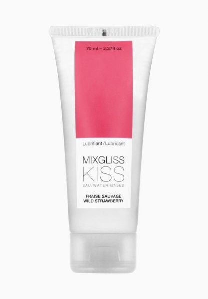 Лубрикант на водной основе MixGliss KISS Wild Strawberry (70 мл) Дикая Клубничка