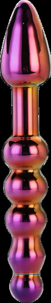 DT21834 Стеклянный анальный стимулятор Dream Toys GLAMOUR GLASS RIDGED ANAL DILDO