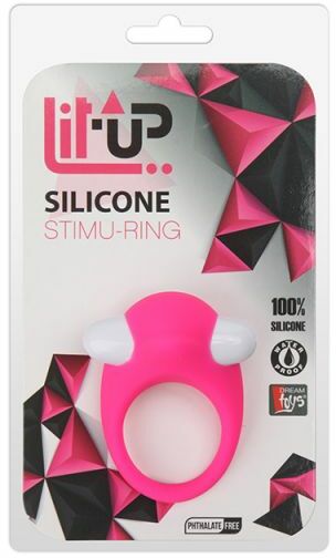 Эрекционное кольцо LIT-UP SILICONE STIMU RING 6 PINK