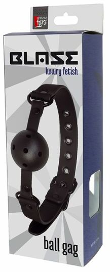 Кляп BLAZE BALL GAG WITH PAINTING EDGE BLACK