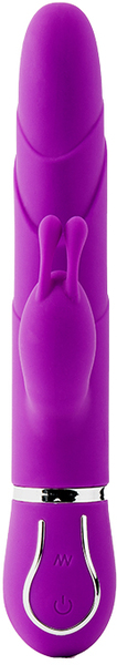 Двойной вибратор кролик Dream Toys VIBES OF LOVE FLORAL FANTASY PURPLE