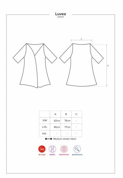 Пеньюар Obsessive Luvae peignoir L/XL