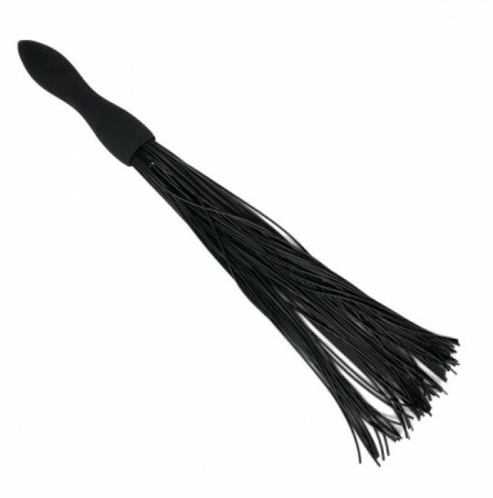 Анальная пробка-флогер Black Silicone