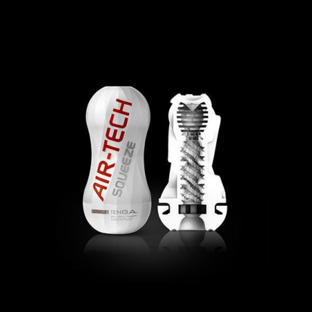 Мастурбатор Tenga Air-Tech Squeeze Gentle, сжимаемый корпус, более плотный вход || 