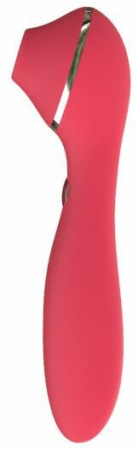 Вакуумный вибратор KisToy Polly Plus Red || 