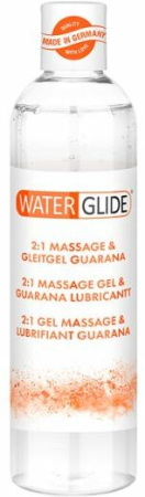 Стимулирующий лубрикант и массажный гель 2 в1 WATERGLIDE GUARANA, 300 мл