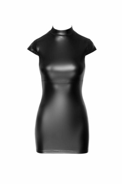 Платье Noir Handmade F309 Fantasy wetlook mini dress with lace up back