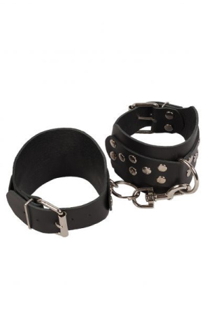 Оковы Leather Leg Cuffs, Black