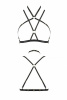 Портупея-стрепы KELIS BRA black XXL/XXXL - Passion Exclusive