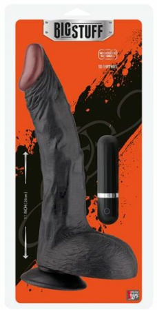 Вибромассажер BIGSTUFF 11INCH, BLACK || 