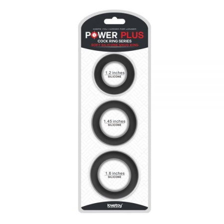 Набор эрекционных колец POWER PLUS Cockring || 