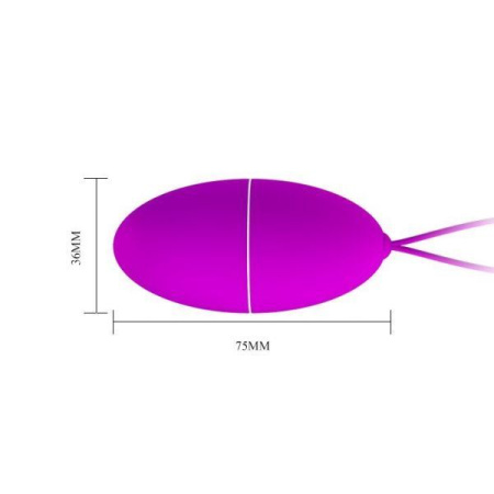 Виброяйцо с пультом дистанционного управления Joanne, Purple || 