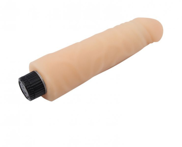 Вибромассажер 7.5" Vibrating Cock No.04, Flesh