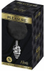 Металлическая анальная пробка Кроличий хвостик Alive Fluffly Twist Plug S Black || 