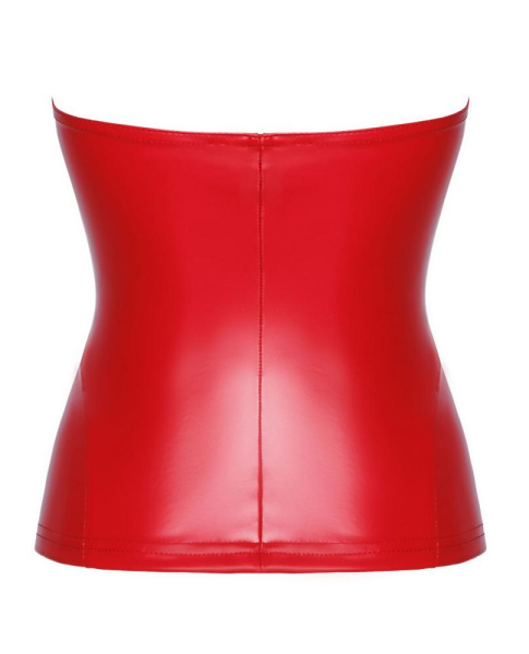 Корсет Noir Handmade F355 Red powerwetlook corset