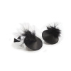 Пэстис - стикини Bijoux Indiscrets Burlesque pasties FEATHER, с перьями || 