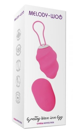 Виброяйцо Gyrating wave love egg, Pink || 