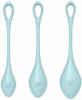 Набор йони бусин Satisfyer Yoni Power 2 Light Blue, диаметр 2-2,5-3см, вес 22-44-73гр || 