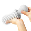 Мастурбатор Tenga FLEX Silky White с изменяемой интенсивностью, можно скручивать || 