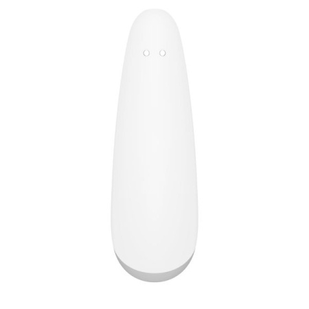 Вакуумный клиторальный стимулятор Satisfyer Curvy 2+ White с управлением через интернет || 