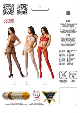 Бодистокинг Passion BS080 white || 