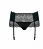 Пояс для чулок стринги Obsessive Miamor L/XL черный || 