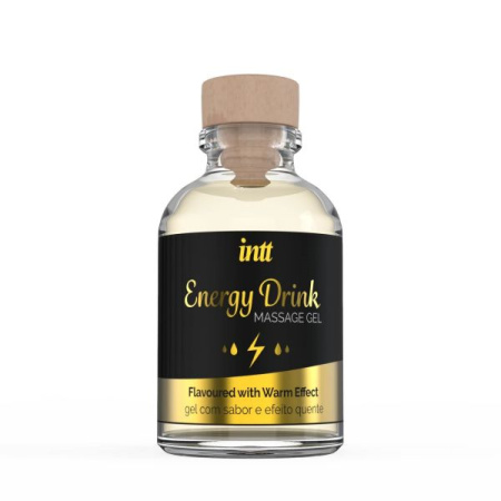 Массажный гель для интимных зон Intt Energy Drink (30 мл) разогревающий || 