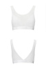Топ с прозрачной вставкой Passion PS002 TOP white, size M || 