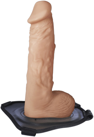 T111888 Страпон мужской полый NMC LUST 9.5INCH HOLLOW STRAP-ON FLESH