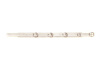 Ошейник Slave leather collar, White || 