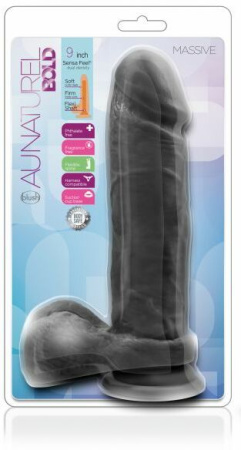 Фаллоимитатор киберкожа AU NATUREL BOLD MASSIVE 9INCH DILDO || 
