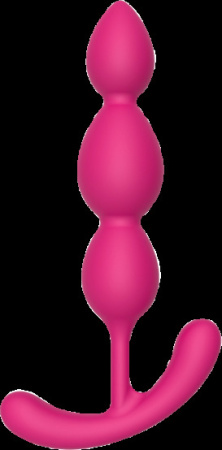 DT21436 Анальный плаг CHEEKY LOVE SILKY SMOOTH T-TEARDROP