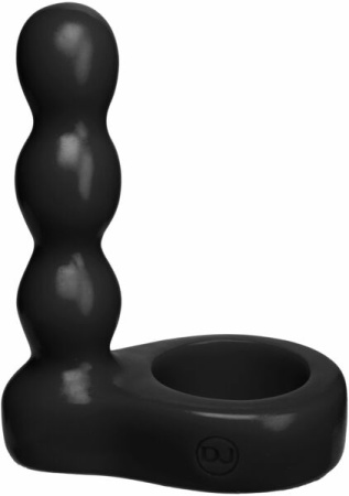 Насадка для двойного проникновения Doc Johnson The Double Dip 2 Black, для пениса или игрушки