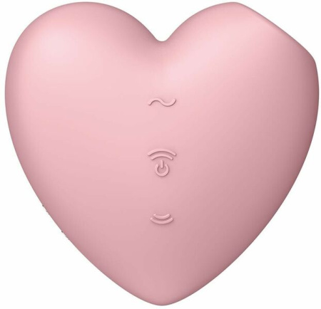 Вакуумный стимулятор Satisfyer Cutie Heart Light Red || 