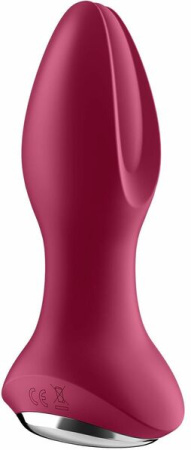 Анальная смарт вибропробка с жемчужным массажем Satisfyer Rotator Plug 2+ Violet || 