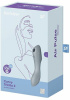 Вакуумный стимулятор с вибрацией Satisfyer Curvy Trinity 3 BlueGrey || 