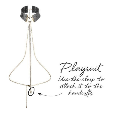 Украшение Bijoux Indiscrets Desir Metallique Collar - Black || 