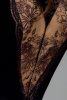Пеньюар BRIDA PEIGNOIR black S/M - Passion Exclusive, трусики || 