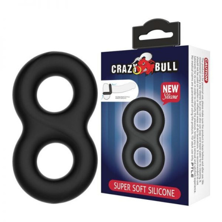Эрекционное кольцо Crazy Bull SUPER SOFT DOUBLE II || 