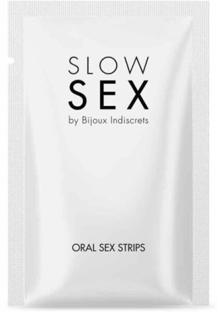 Полоски для орального секса Bijoux Indiscrets SLOW SEX - Oral sex strips || 