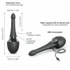 Автоматический анальный душ-вибратор Dorcel Douche Mate Pro || 