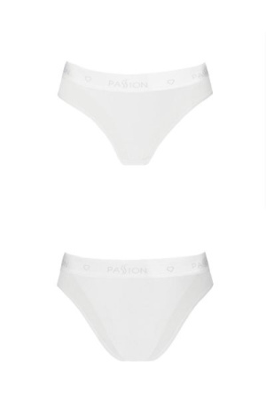 Трусики с прозрачной вставкой Passion PS002 PANTIES white, size S || 