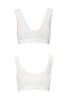 Спортивный топ из эластичного хлопка Passion PS005 TOP white, size S || 