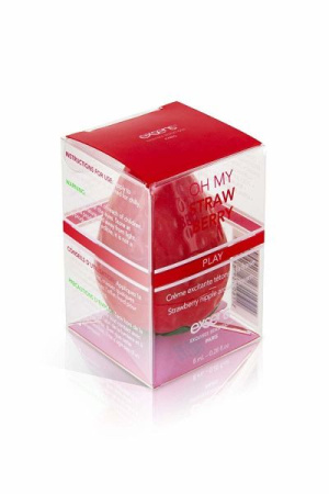 Возбуждающий крем для сосков EXSENS Oh My Strawberry (8 мл) с жожоба и маслом Ши, съедобный || 