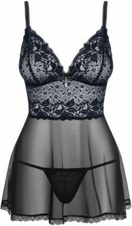 Бебидолл Obsessive 866-BAB-1 babydoll & thong L/XL || 