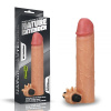 Насадка с вибрацией Add 2" Vibrating Silicone Extender, Flesh || 