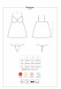 Бебидолл Obsessive Rosalyne babydoll & thong red S/M || 