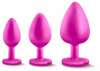 Набор анальных пробок LUXE BLING PLUGS TRAINING KIT PINK || 