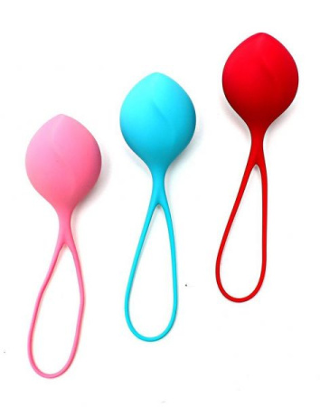 Вагинальные шарики Satisfyer Strengthening Balls (3шт), диаметр 3,8см, вес 62-82-98гр, монолитные || 