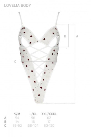 LOVELIA BODY white L/XL - Passion || 